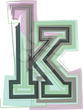 Letter k - Logo Icon Design - Vector Illustration