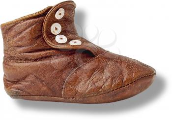 Royalty Free Photo of a Vintage Leather Shoe