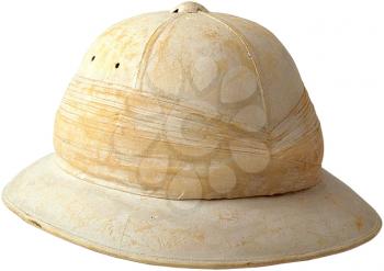 Royalty Free Photo of a Vintage Safari Pith Hat 