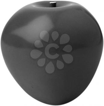 Royalty Free Black and White Photo of an Apple