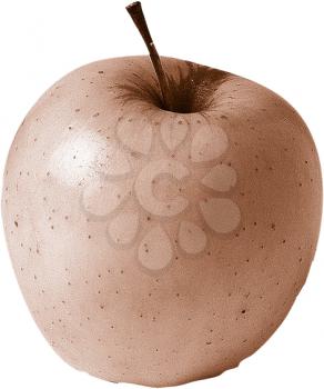 Royalty Free Sepia Tone Photo of an Apple
