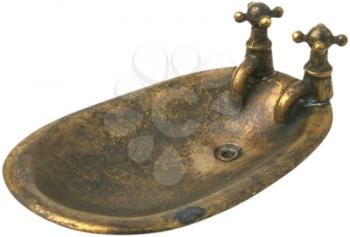 Royalty Free Photo of an Ashtray Shaped Like a Sink 