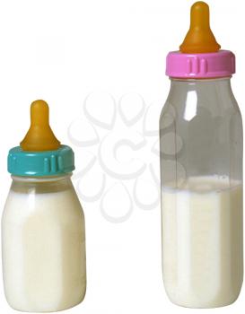 Royalty Free Photo of Two Baby bottles 