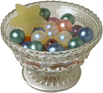 Royalty Free Photo of a Dish Full of Bath Beads
