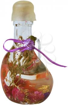 Royalty Free Photo of a Decorative Bottle of Bath Oil 