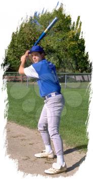 Royalty Free Photo of a Baseball Player