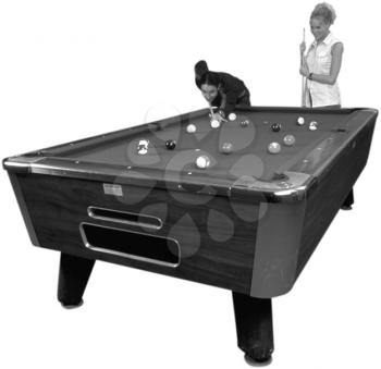 Royalty Free Photo of a Billiard Table