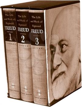 Royalty Free Photo of a Set of Books by Freud
