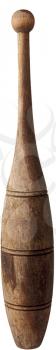 Royalty Free Photo of an Antique Bowling Pin