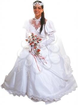 Royalty Free Photo of a Bride Sitting