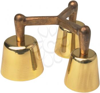 Royalty Free Photo of a Set of Brass Bells