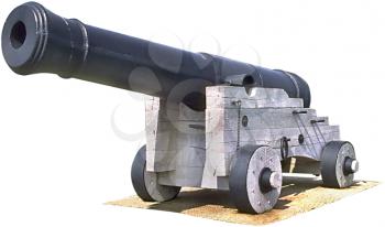 Royalty Free Photo of an Ancient Cannon