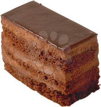 Royalty Free Photo of a Piece of Chocolate Cake