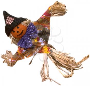 Royalty Free Photo of a Decorative Scarecrow