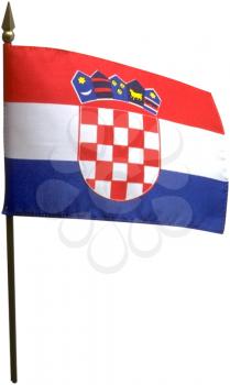 Royalty Free Photo of a Croatian Flag