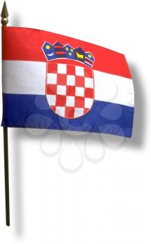 Royalty Free Photo of a Croatian Flag