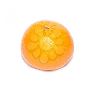 Orange mandarin isolated on the white background.