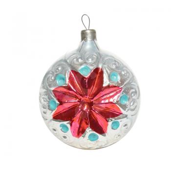 Christmas bauble isolated on the white background