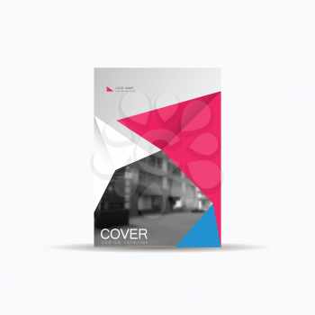 Brochure City Design Template. Vector Cover booklet, portfolio, report, presentation. Business Concept Design.