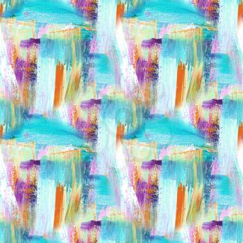 Seamless pattern. Abstract art background. Hand-painted background. Acrylic picture