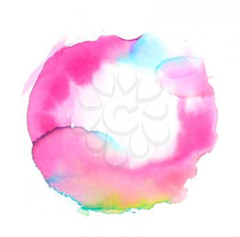 Hand-drawn watercolor Element for your design.Watercolor frame.