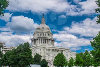 Washington, USA - June 23, 2017: Washington the white house. The symbol of America