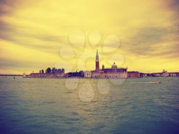 View of the San Giorgio di Maggiore from Piazza San Marco. Venice, Venezia, Italy, Europe