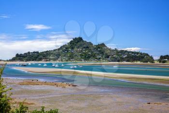 Inlet at Tairua in New Zealand