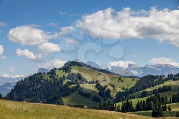 View of the Dolomites near Ortesei St Ulrich, South Tyrol, Italy