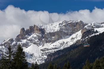 Mountains in the Valley di Fassa