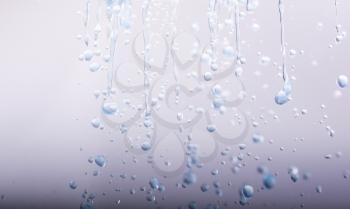 Water drops fake raining effect