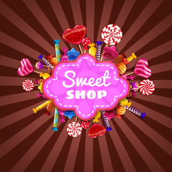 Candy Sweet Shop background set of different colors of candy, candy, sweets, chocolate candy, jelly beans