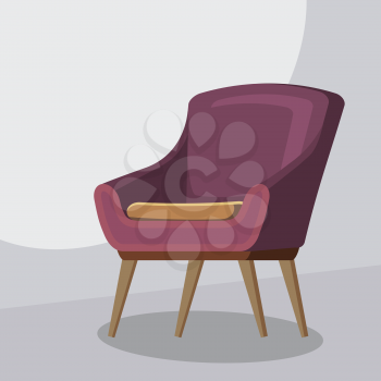 Chair cartoon, isolated vector illustration, cartoon style