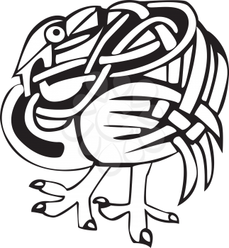 Celtic bird design