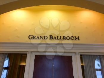 Luxury Hotel resort foyer lobby for convention center event grand ballrooms