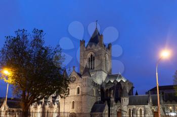 Dublin, Ireland - 10 November 2019: Christ church cathedral