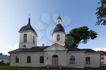 Kuressaare, Saaremaa, Estonia - 09 August 2019: Russian St. Nicholas orthodox church