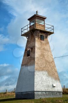 Old Cape Tryon lighthouse in Prince Edward island in Canada