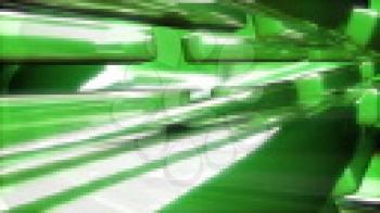 Royalty Free HD Video Clip of Green Tube Cubes 