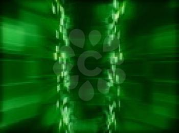 Royalty Free Video of a Green Abstract Design