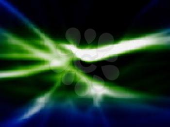 Royalty Free Clipart Image of a Green Abstract