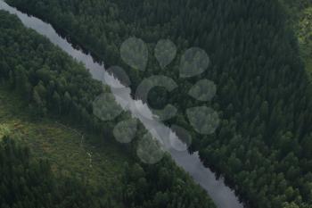 Royalty Free Photo of an Aerial View of Finland