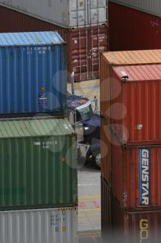 Containers Stock Photo