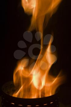 Flaming Stock Photo
