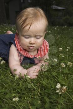 One Baby Girl Only Stock Photo