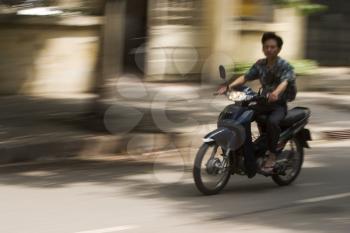 One Young Man Only Stock Photo