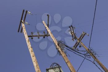 Power Line Stock Photo