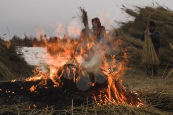 Burning Stock Photo