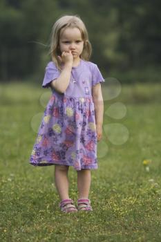 One Child Only Stock Photo