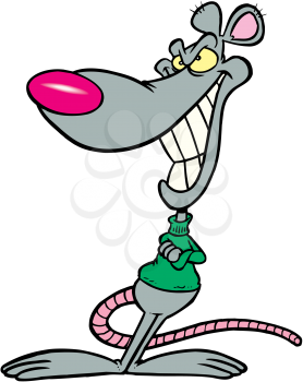 Royalty Free Clipart Image of a Rat